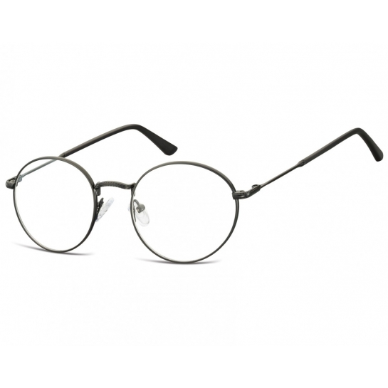 Lenonki okrągłe Okulary oprawki optyczne 919F czarne